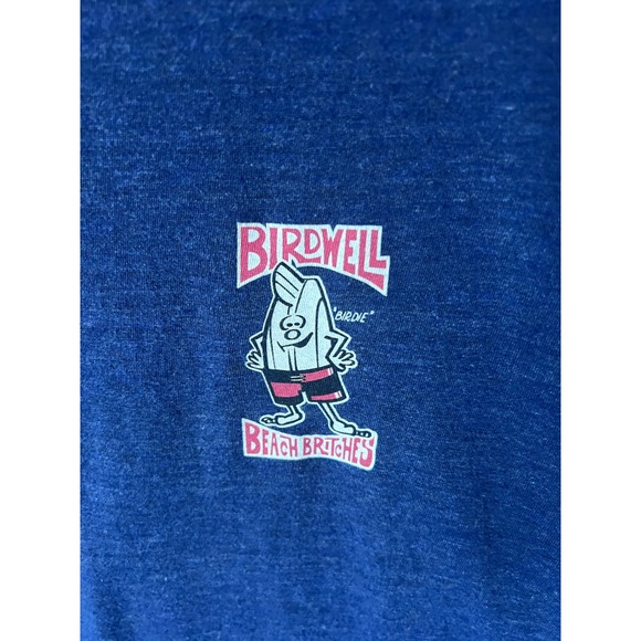 Birdwell Beach Britches Mens XL Blue Birdie Graphic T-Shirt Tri-Blend Made in CA - Picture 5 of 7